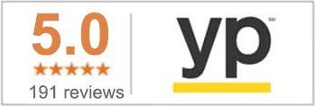 yp logo and rating